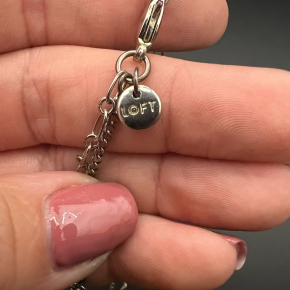 Loft Vintage Beaded Double Strand Layered Necklace - Picture 3 of 4